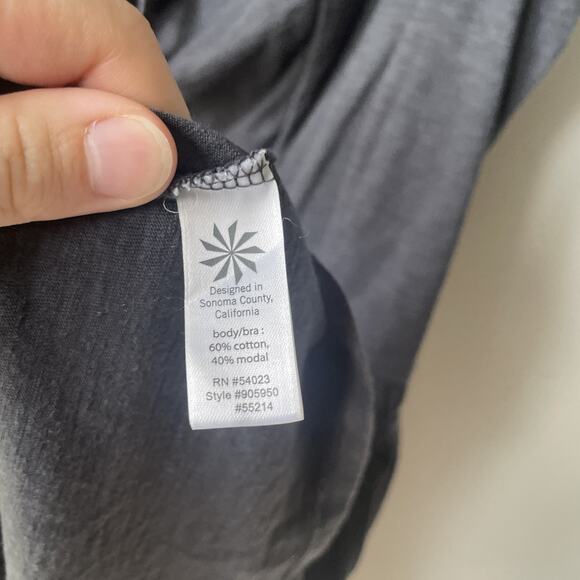 Athleta Womens Dress Size Small Gray Sleeveless Modal/cotton - Picture 7 of 7